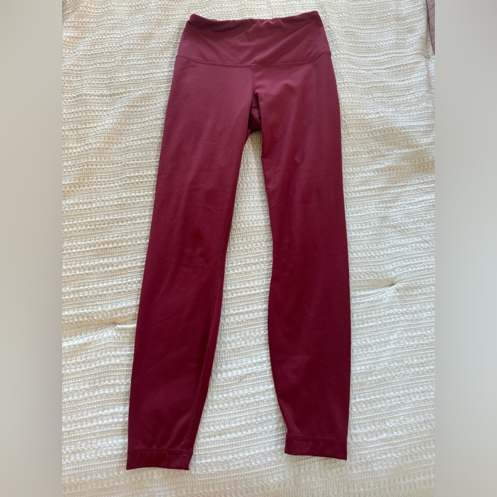 90 Degree Maroon Leggings